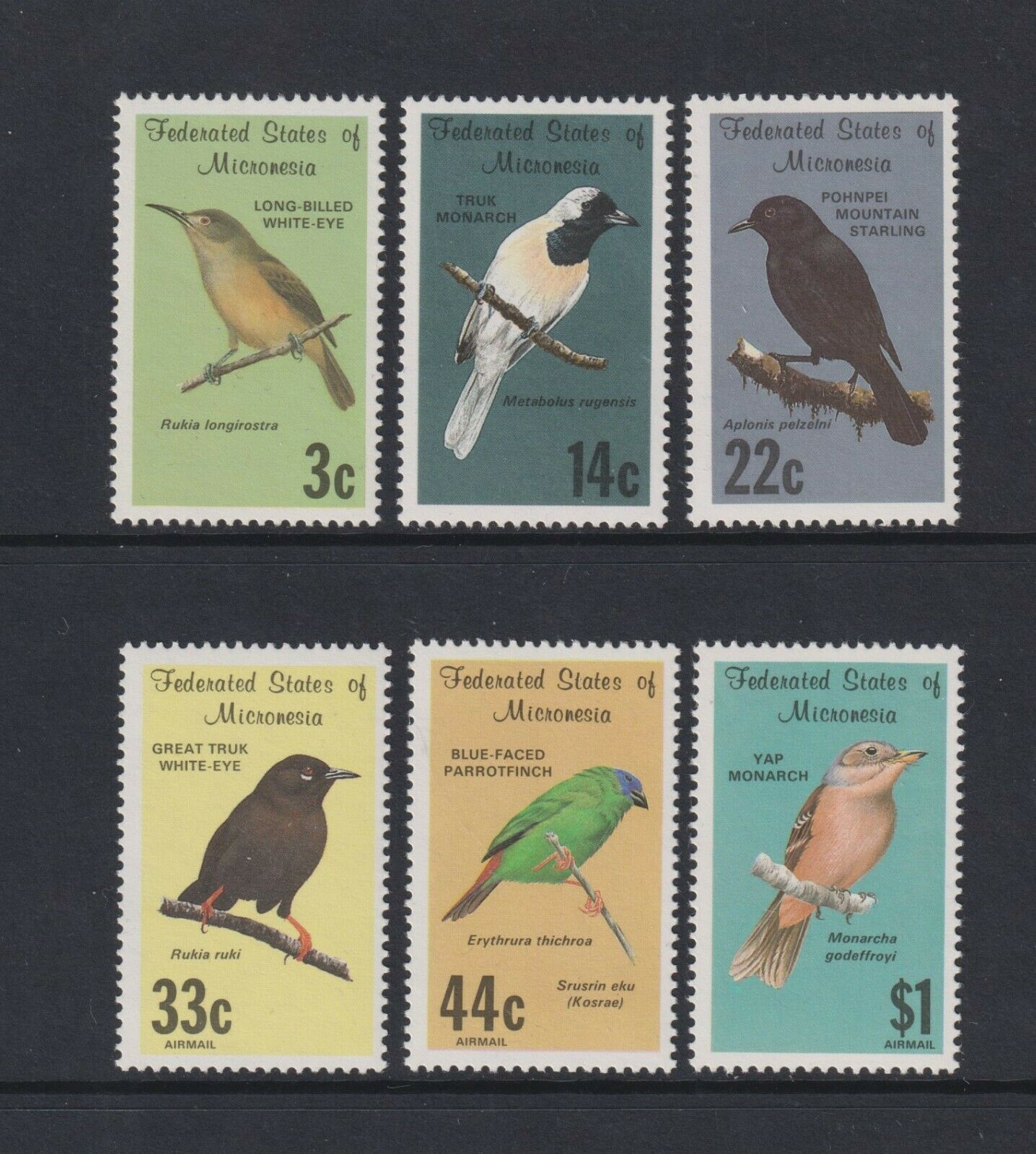 Micronesia - 1988, Birds Set - Mnh - Sg 81/6
